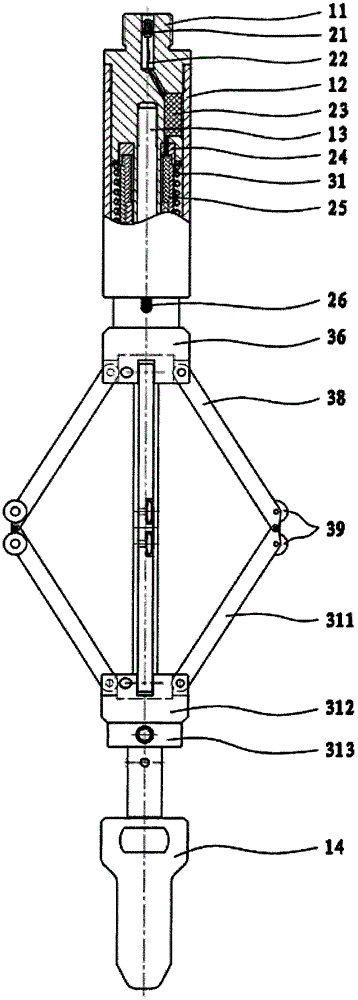 Underground electromagnetic control damping elastic centralizing device and control method