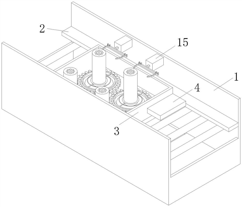 Cooling equipment for industrial filtering membrane production