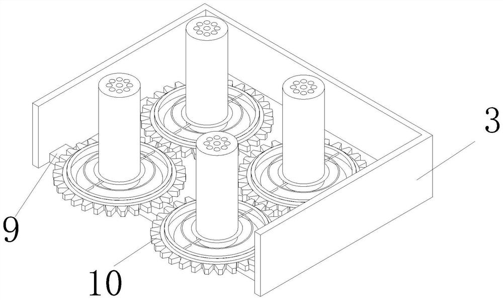 Cooling equipment for industrial filtering membrane production