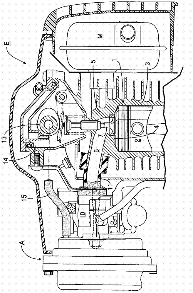 Air filter for engine of operation machine