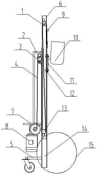 Secondary structure casting machine lifting system