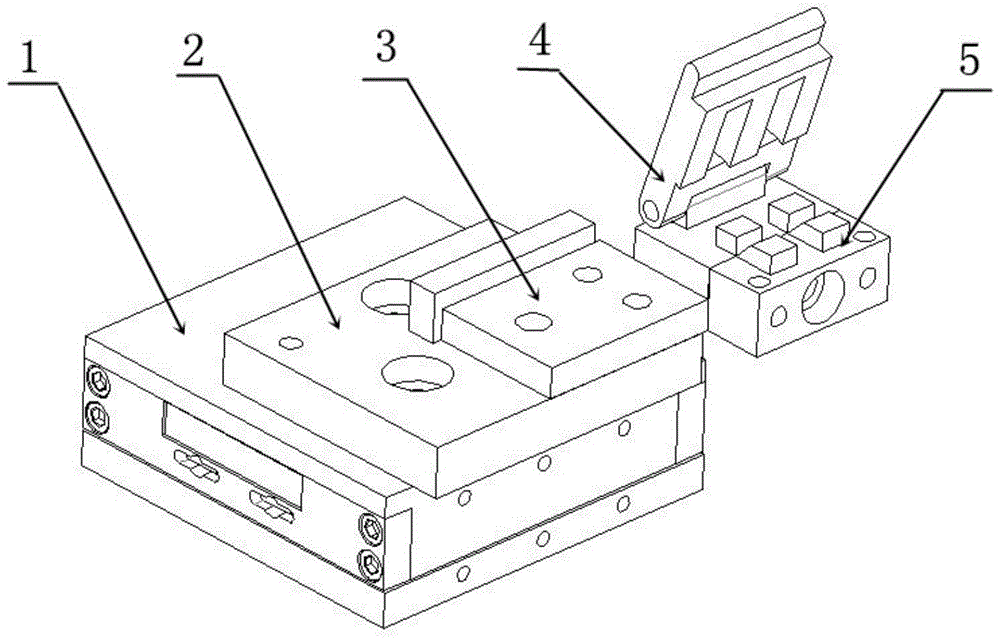 A high-precision clamping and positioning device for optical fiber