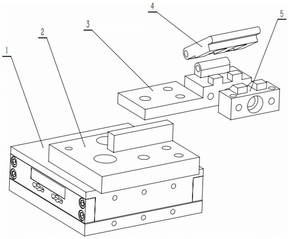 A high-precision clamping and positioning device for optical fiber