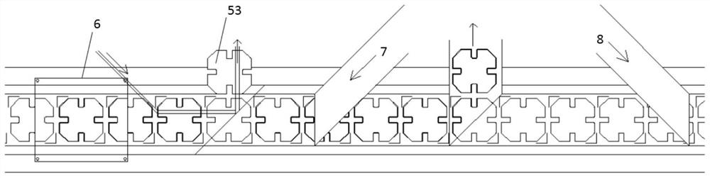 Production system of hollow special-shaped double-faced adhesive tape die-cutting part