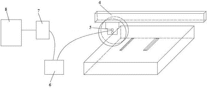 Pavement concrete damping effect test device and method