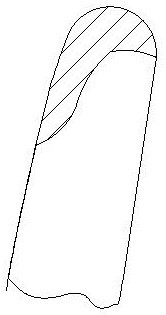 Turbine blade laser cladding detection device and detection method