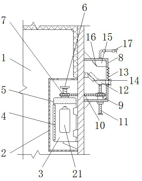 A kind of electrical cabinet circuit protection fire monitoring equipment and monitoring method