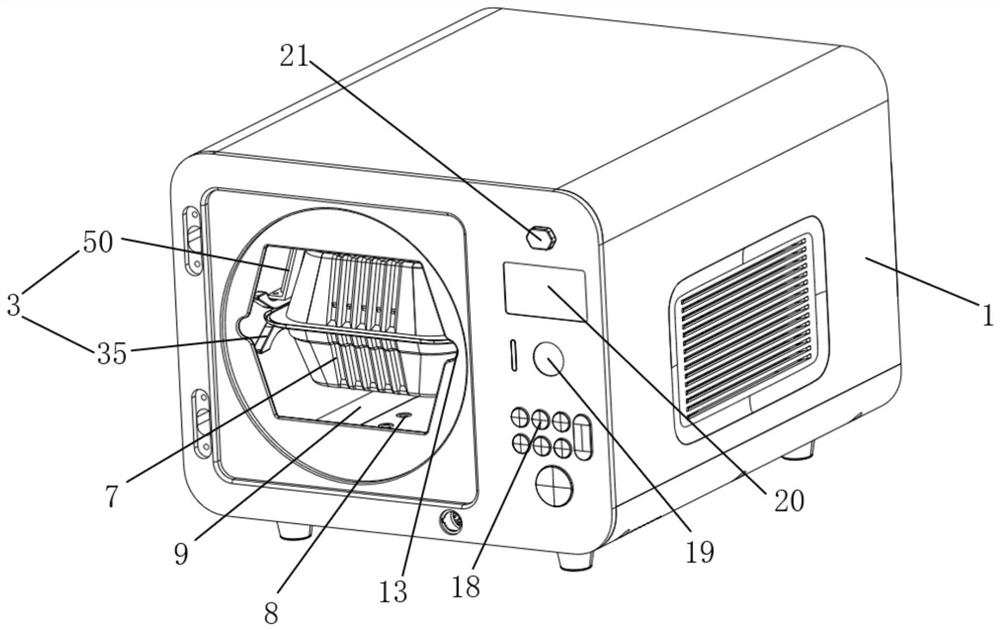 Automatic cooker for container pot and automatic cooking method of automatic cooker