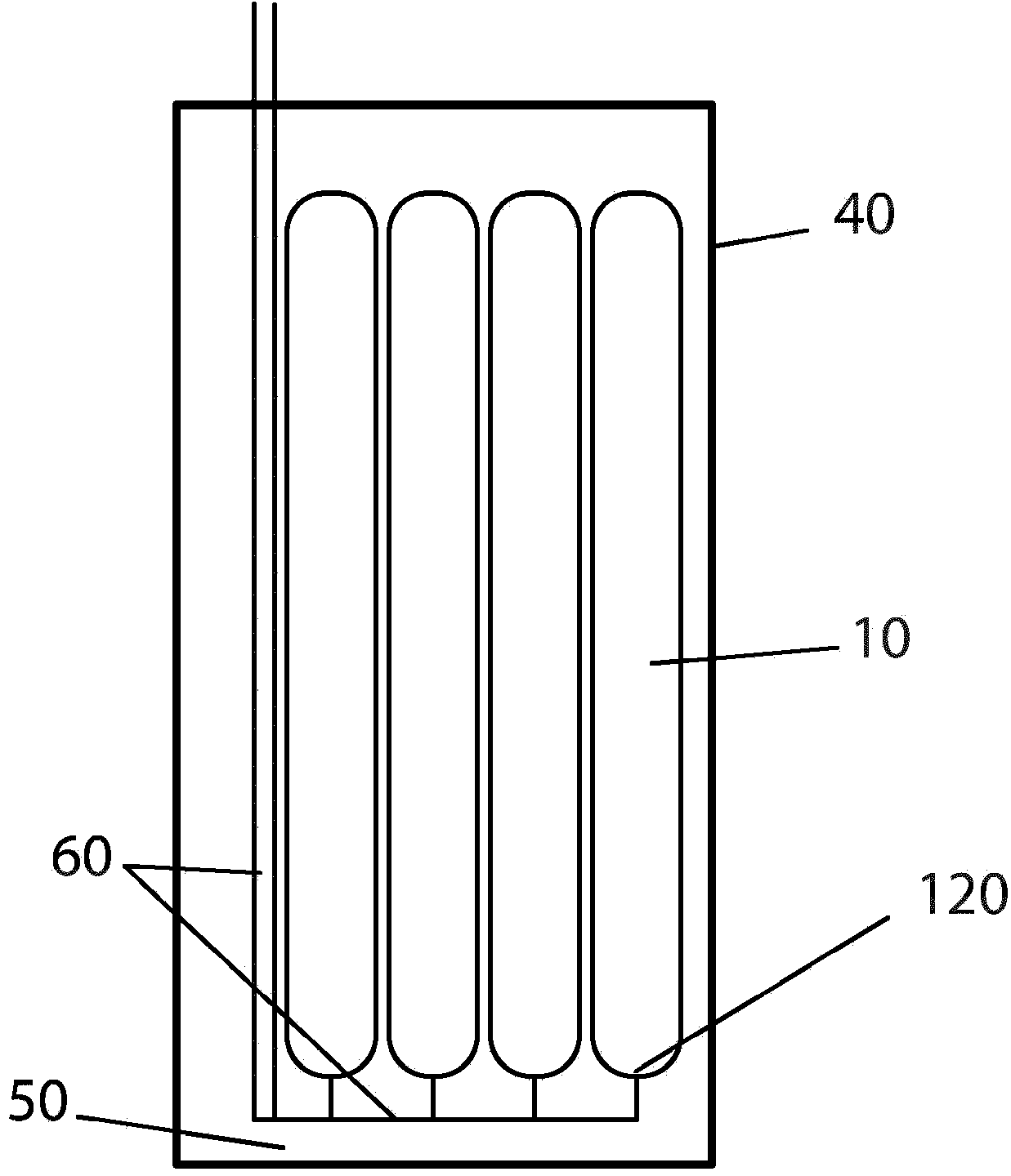 Pressure vessel with metallic liner and two fiber layers of different material
