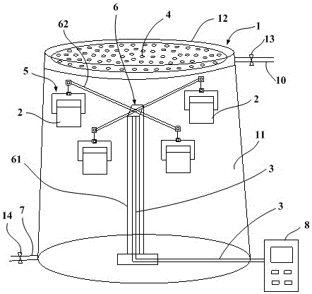 A digestion device and digestion method for solid-state environmental samples