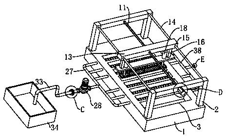 A stripping device for electroplating workpieces
