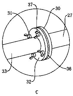 A stripping device for electroplating workpieces