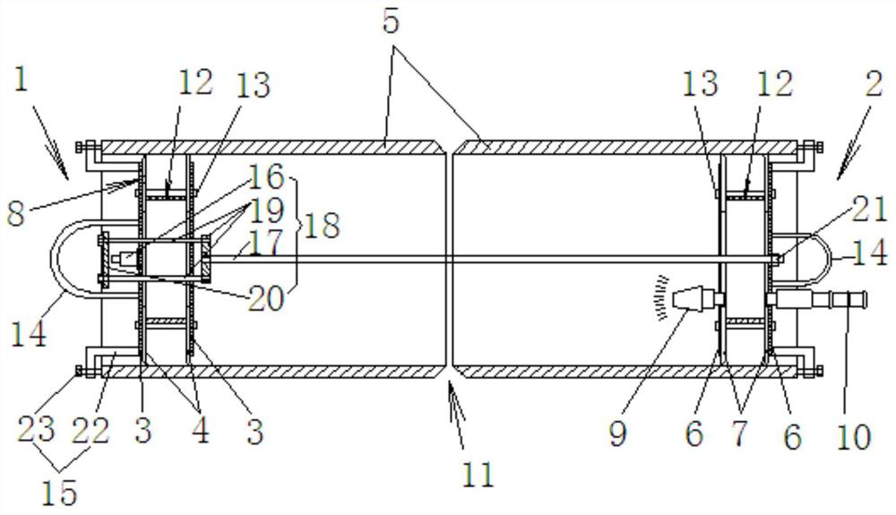 Shielding gas plugging tooling for butt welding of steel pipes