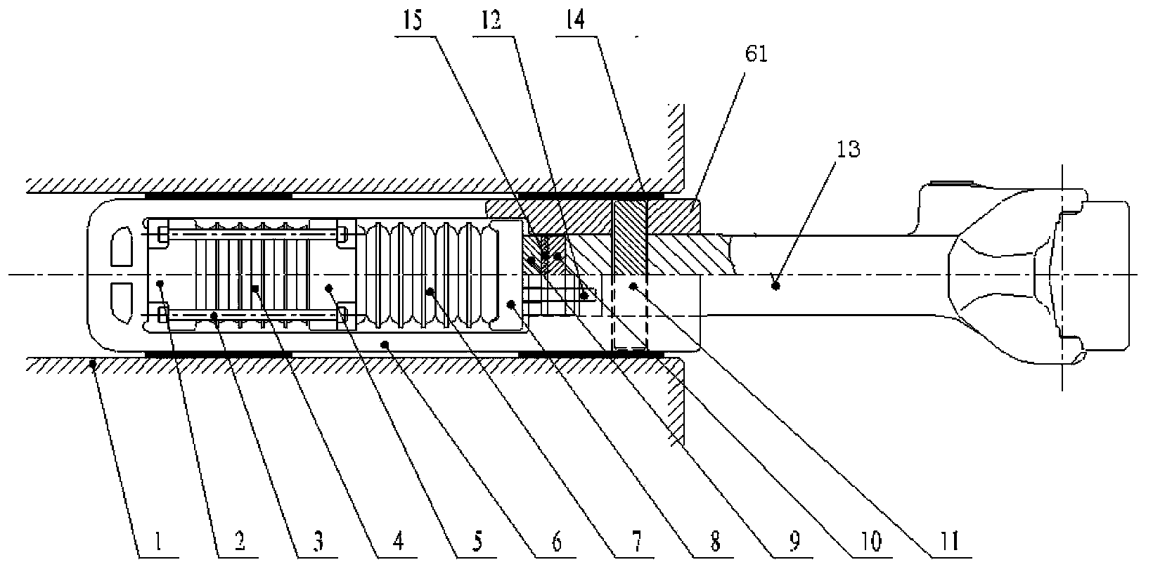 Heavy-load coupler with safety stop and low transverse force properties