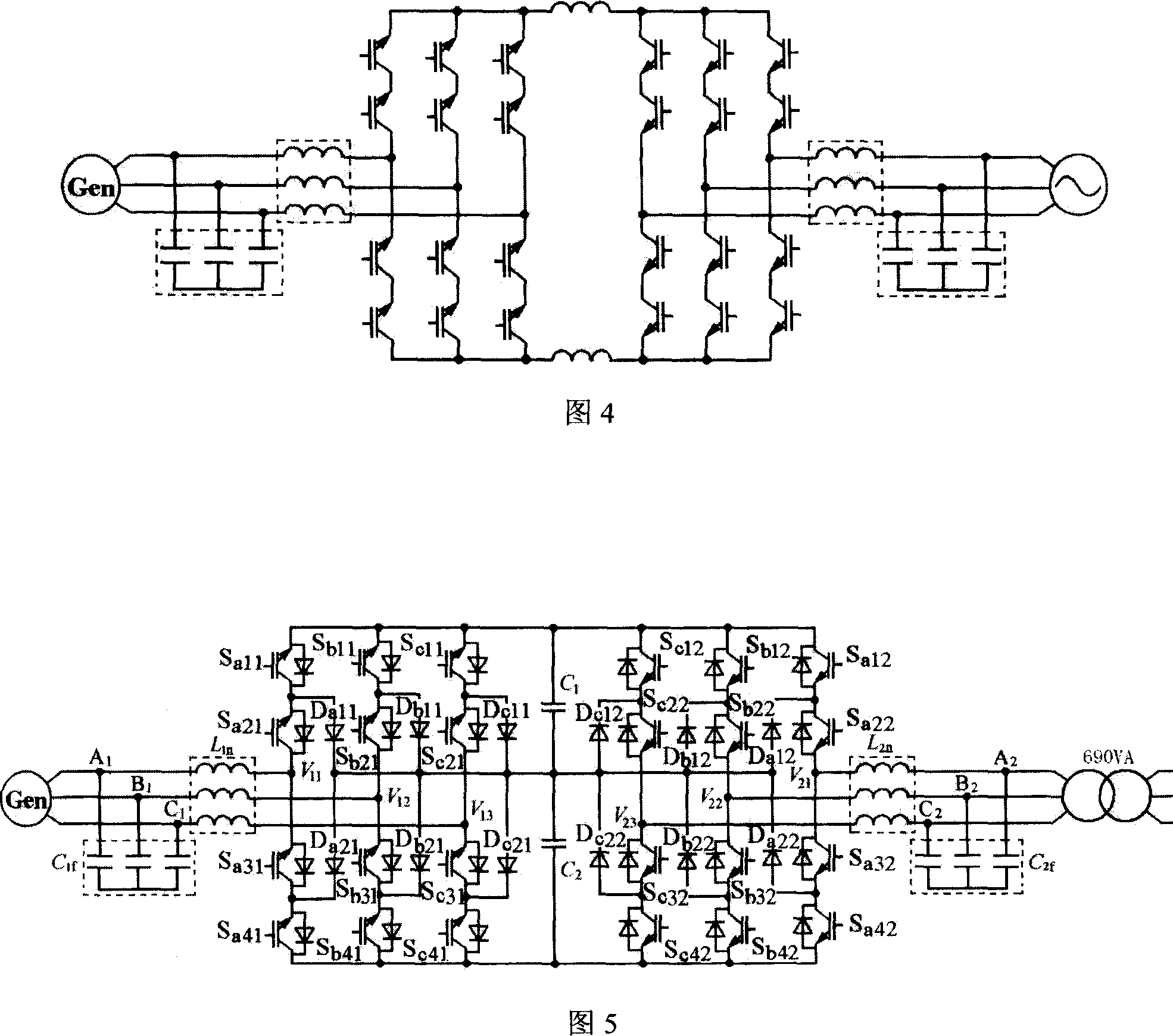 Three-level medium voltage converter for megawatt wind power generation