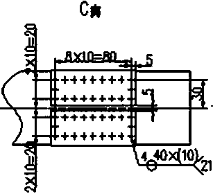 Method and structure for welding bushing on flat pipe