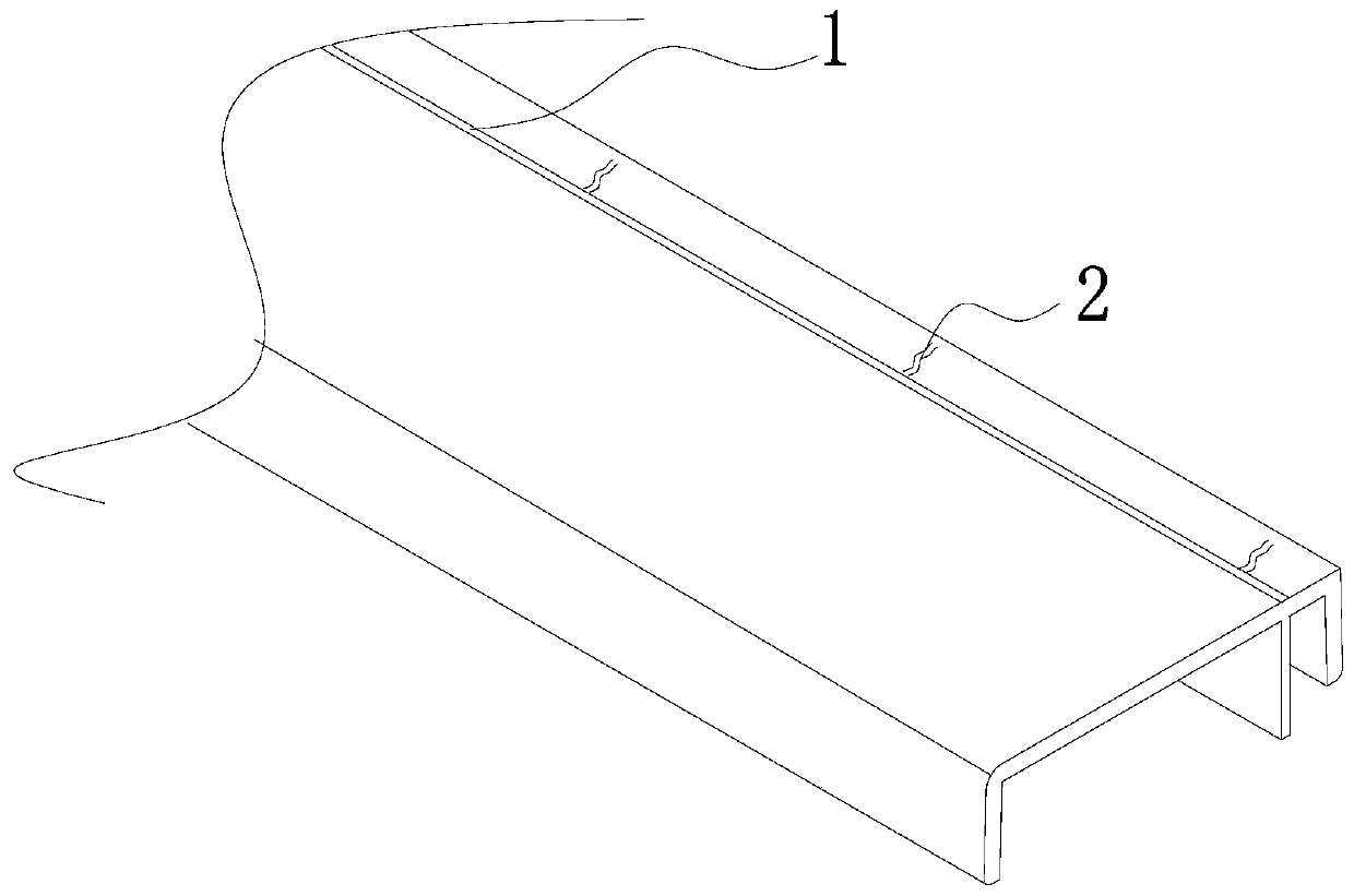 Refrigerator thin-wall door end cover and refrigerator