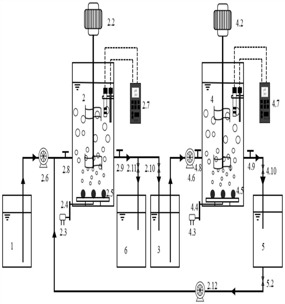 A two-stage short-range nitrification anammox-endogenous denitrification and phosphorus removal process to achieve simultaneous nitrogen and phosphorus removal from urban domestic sewage