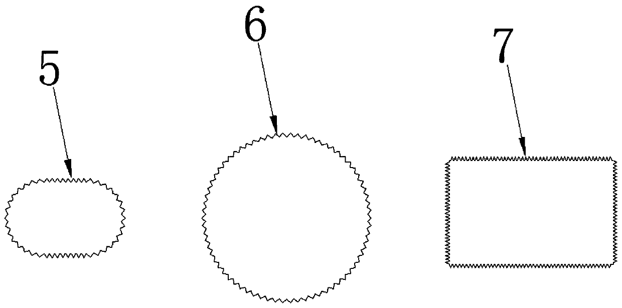 A pcb metal hole embedded copper structure and its processing technology