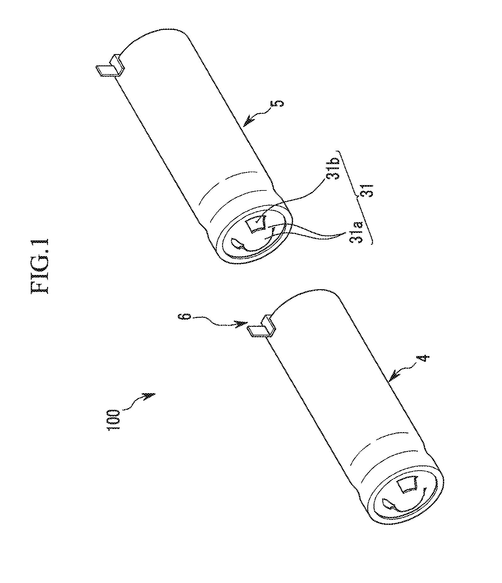 Rechargeable battery pack and connection tab used for the same