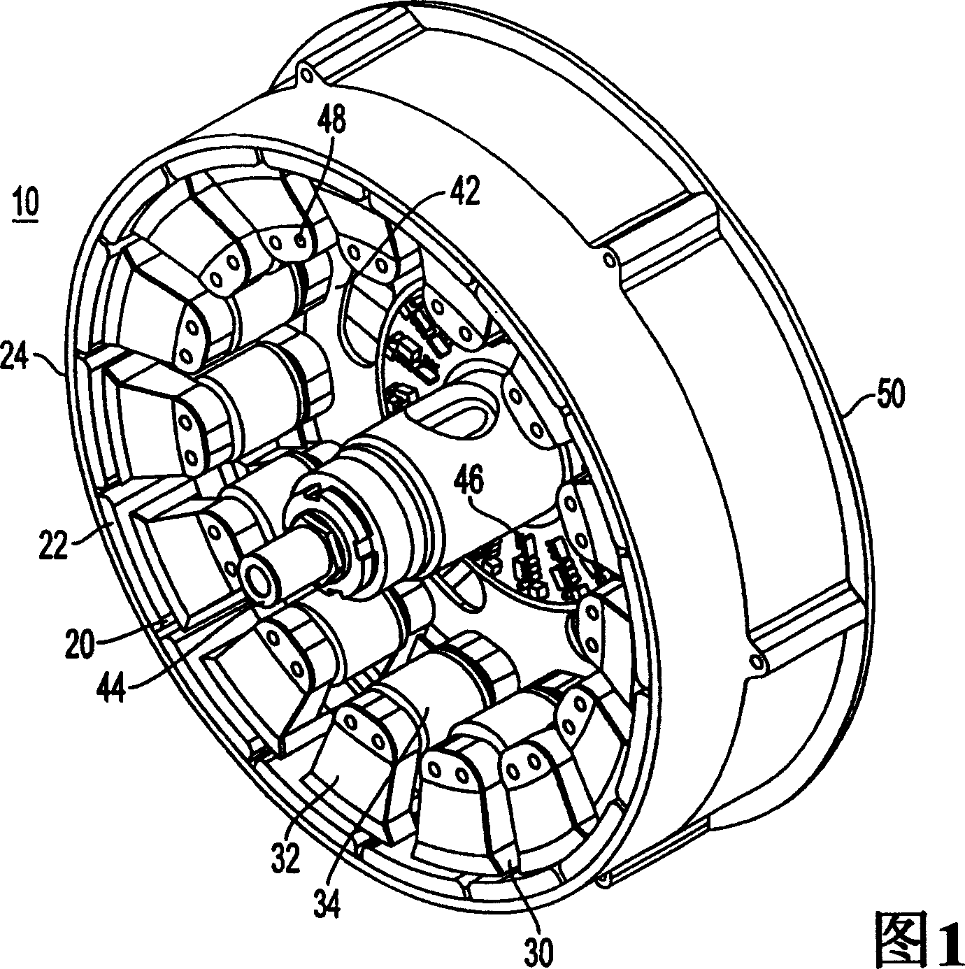 Rotary electric motor having axially aligned stator poles and/or rotor poles