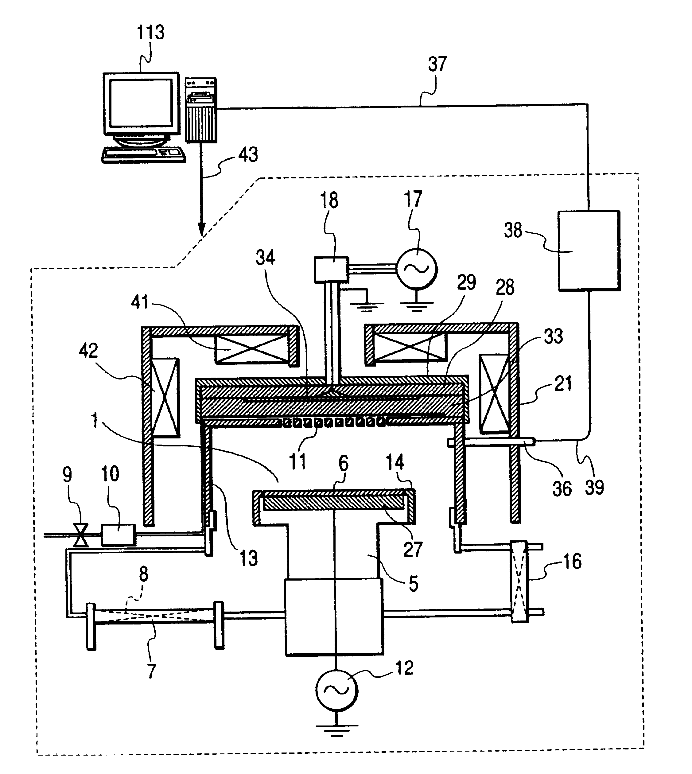 Method of manufacturing a semiconductor device and manufacturing system