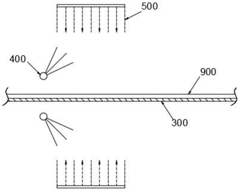 Plywood adhesive and gluing production process thereof