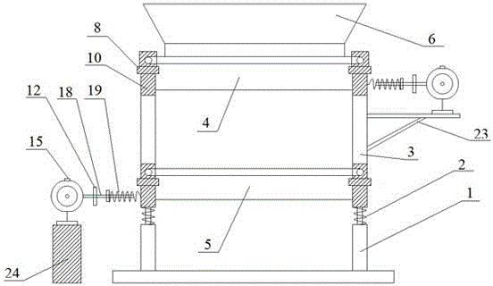 Energy saving vibrating screen