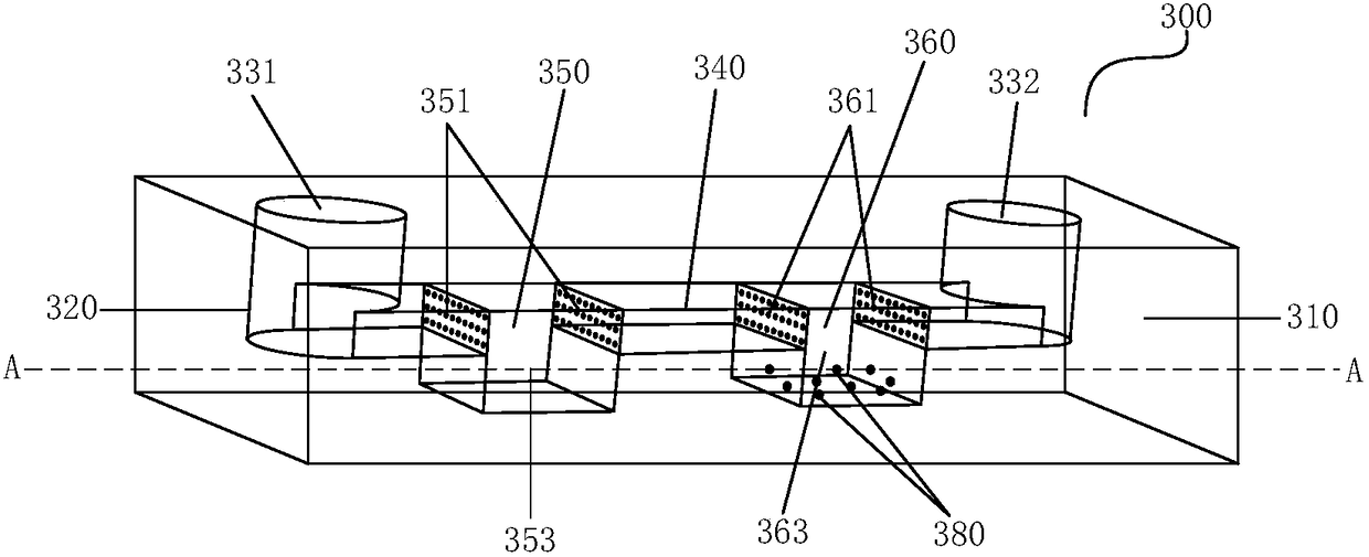 Chip for evaluating mobile biological living body pharmacokinetics and real-time detection system