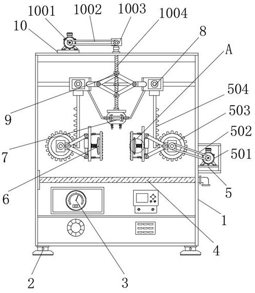 Food nutrition detection box with independent pre-cleaning function