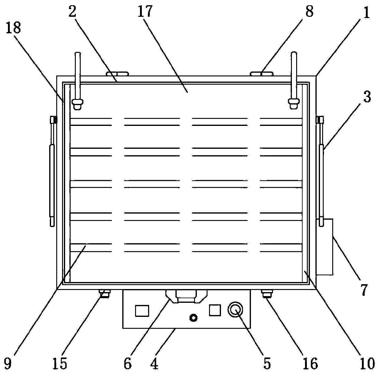 Voltage-stabilizing printing-down machine