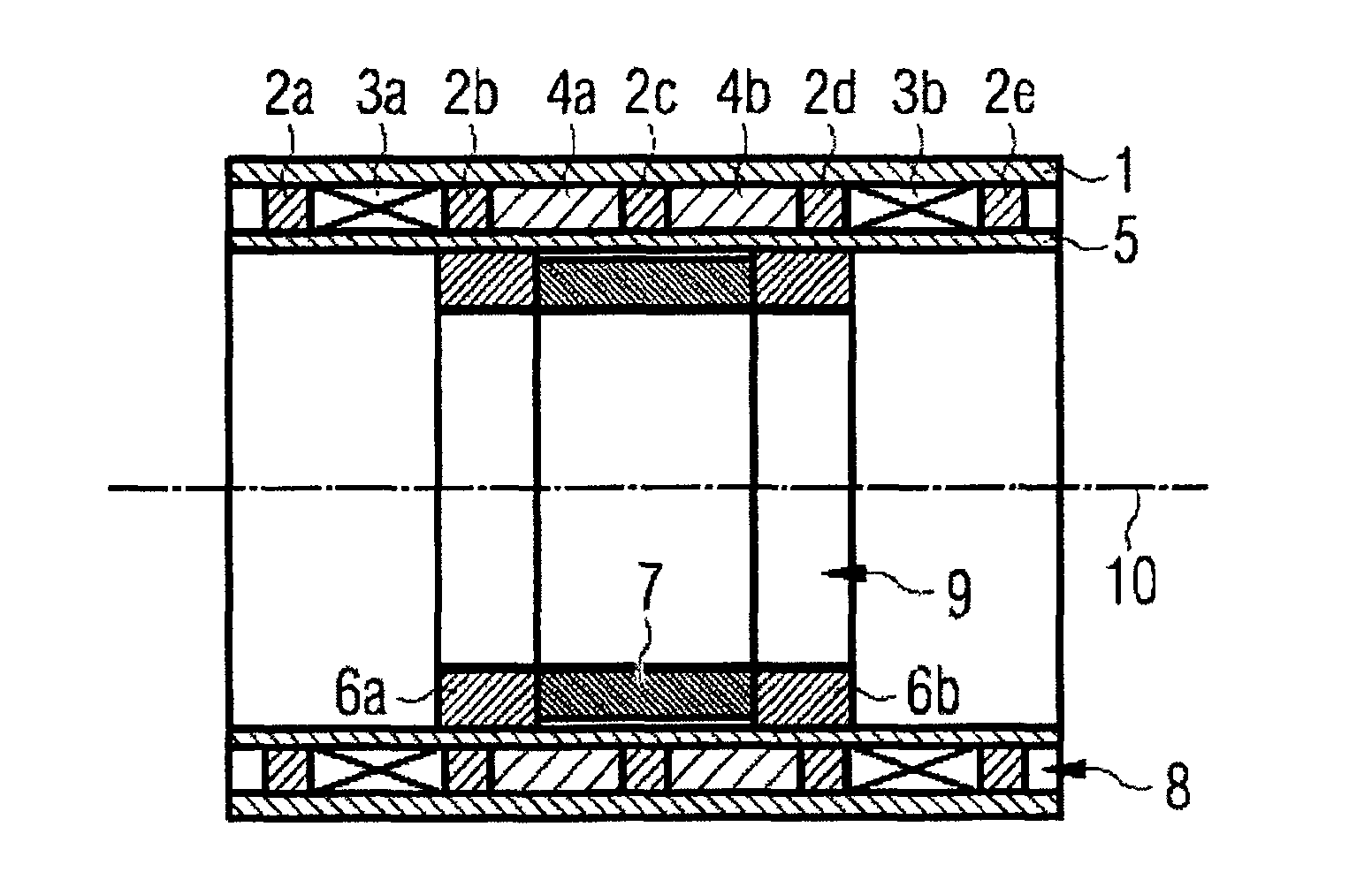 Electromagnetic linear stepper motor