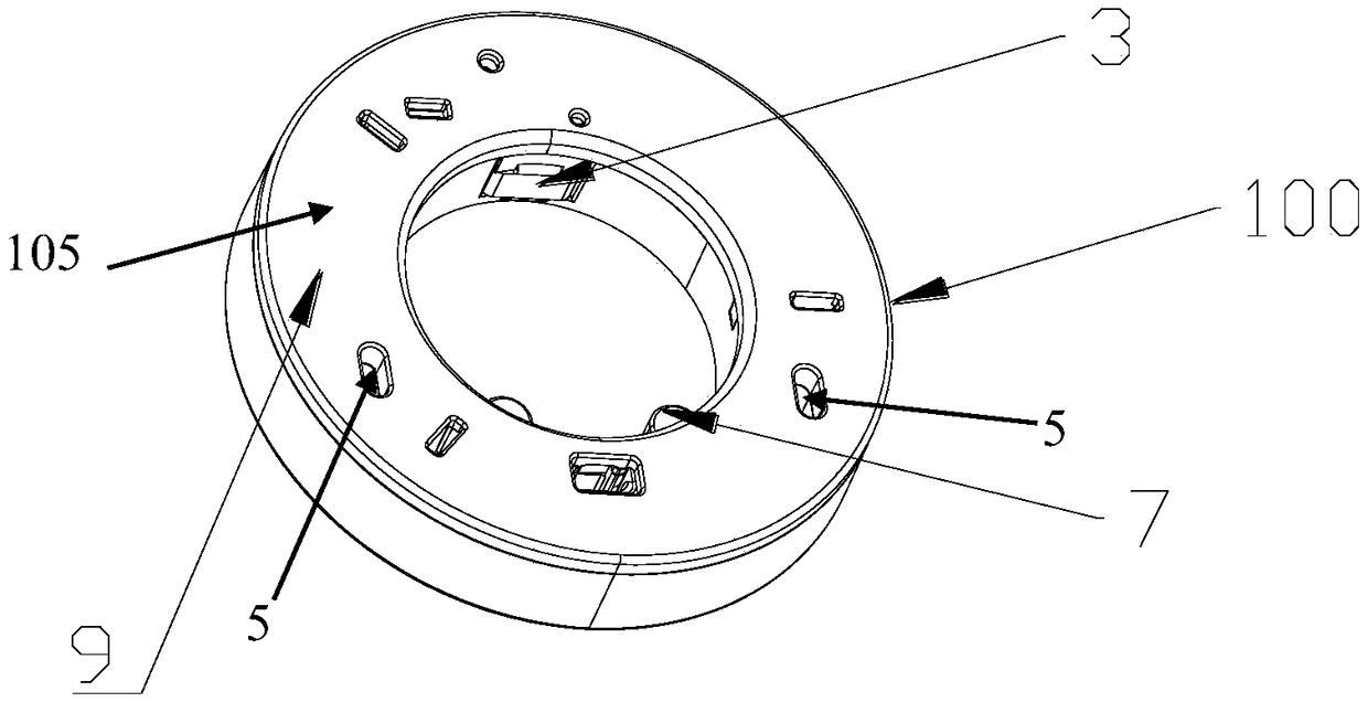 State sensing ring for high-voltage switchgear contact
