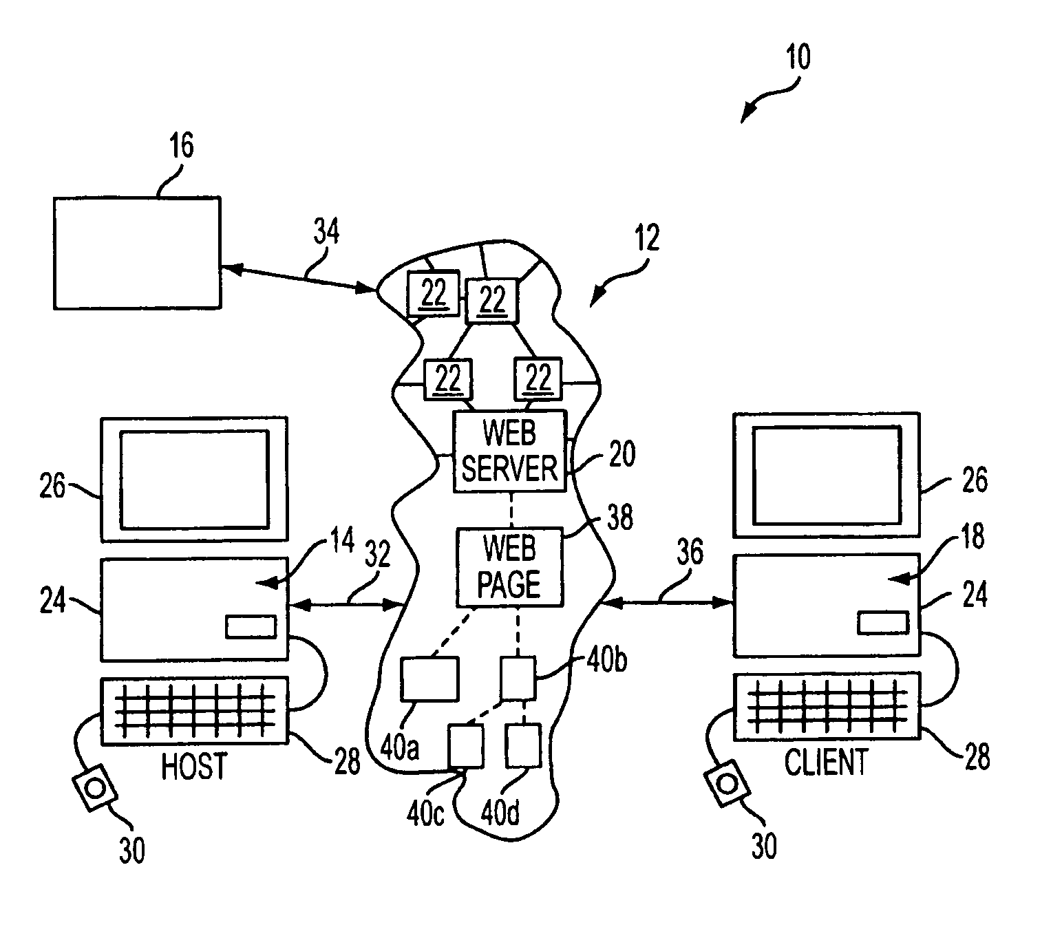 Method and apparatus for controlling a computer over a wide area network