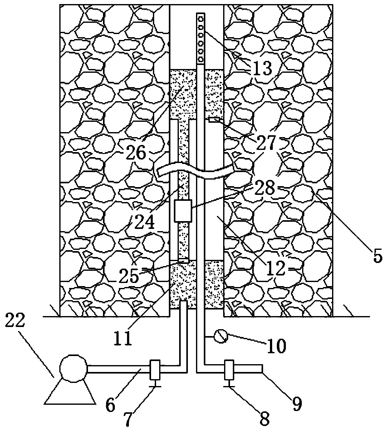 A kind of soft coal step-by-step hydraulic fracturing permeation increasing device and method