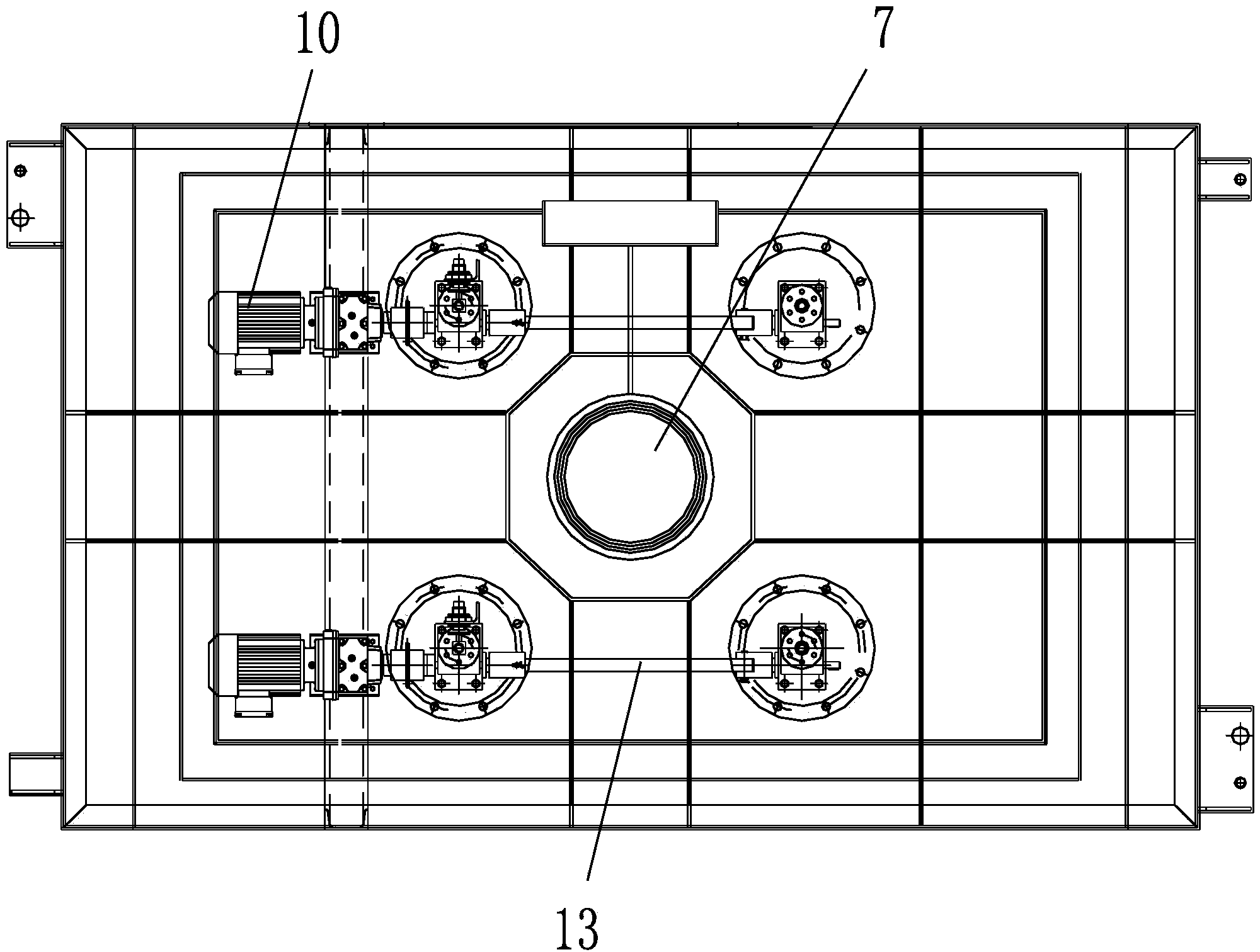 Sealing device for gas isolation of furnace sections