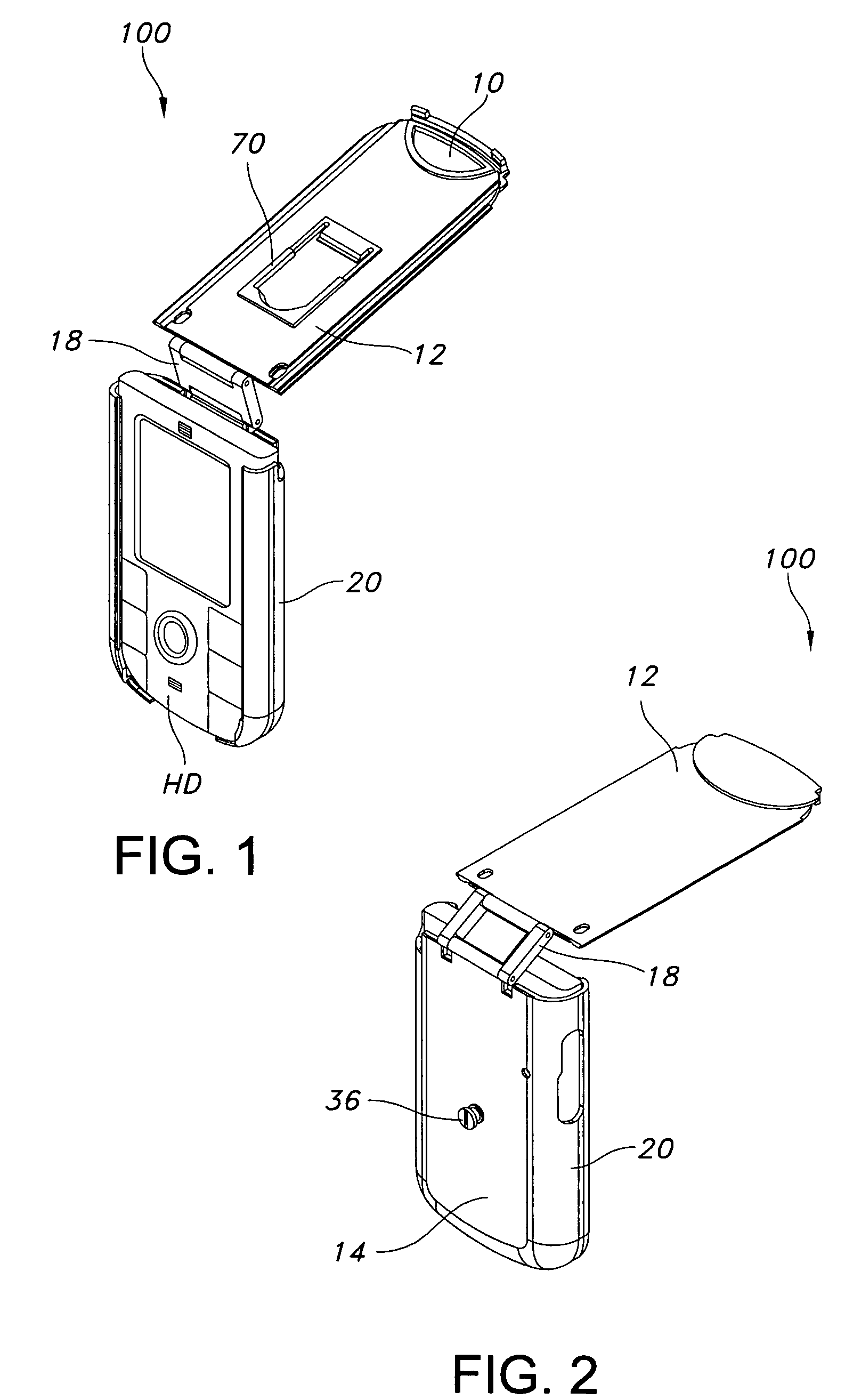 Water-resistant combination case for handheld electronic devices