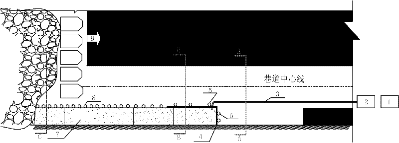 Method for enlarging, filling and supporting coal-pillar-free mining roadway for fully-mechanized top coal caving