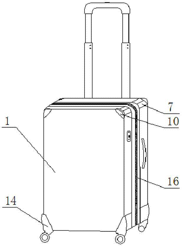 Hard traveling case and manufacturing method thereof