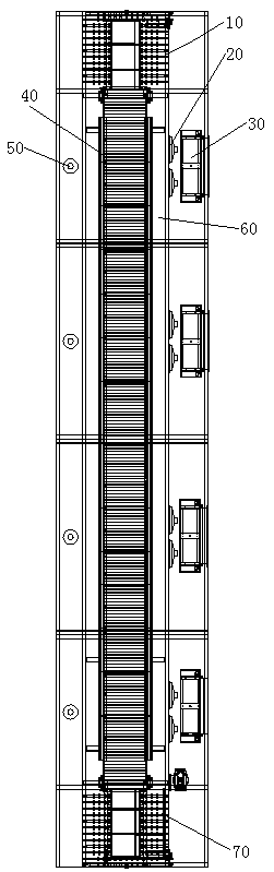Method and device for cooling after pcb pressing