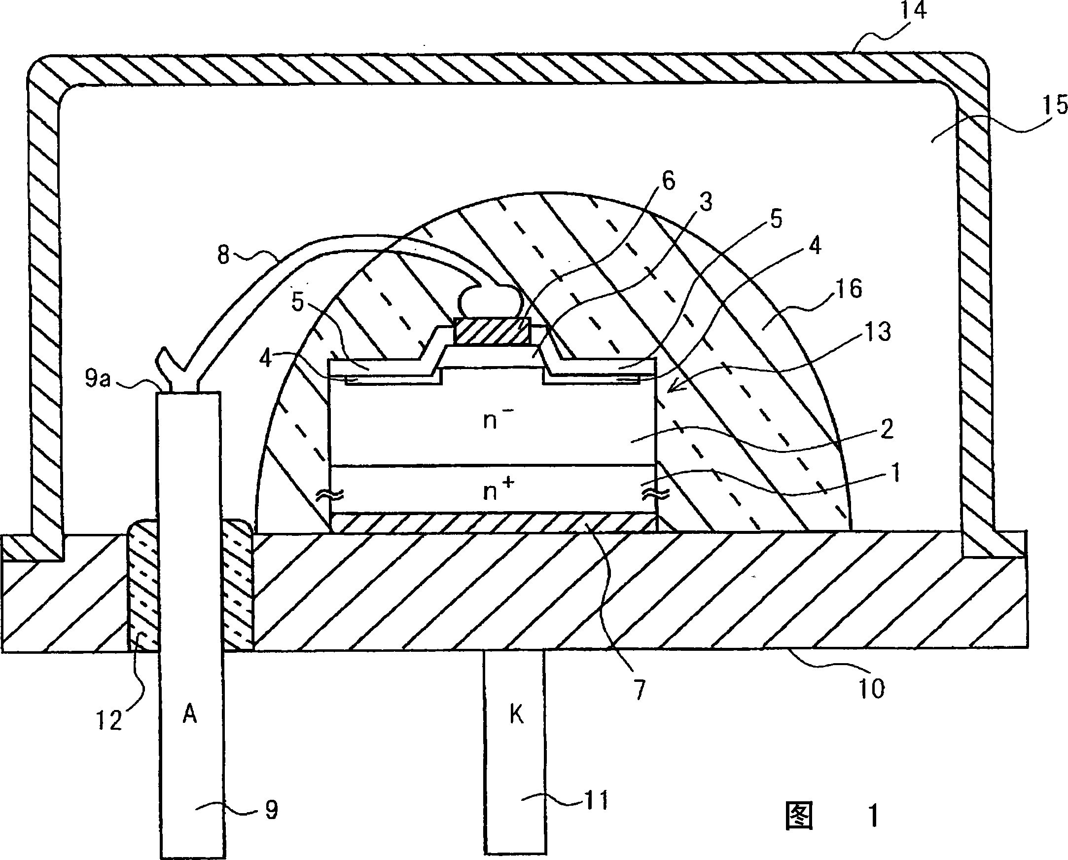 Highly heat-resistant synthetic polymer compound and high withstand voltage semiconductor device