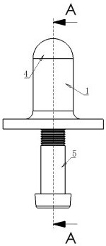 Safe and convenient anti-loosening and anti-pulling nut combination