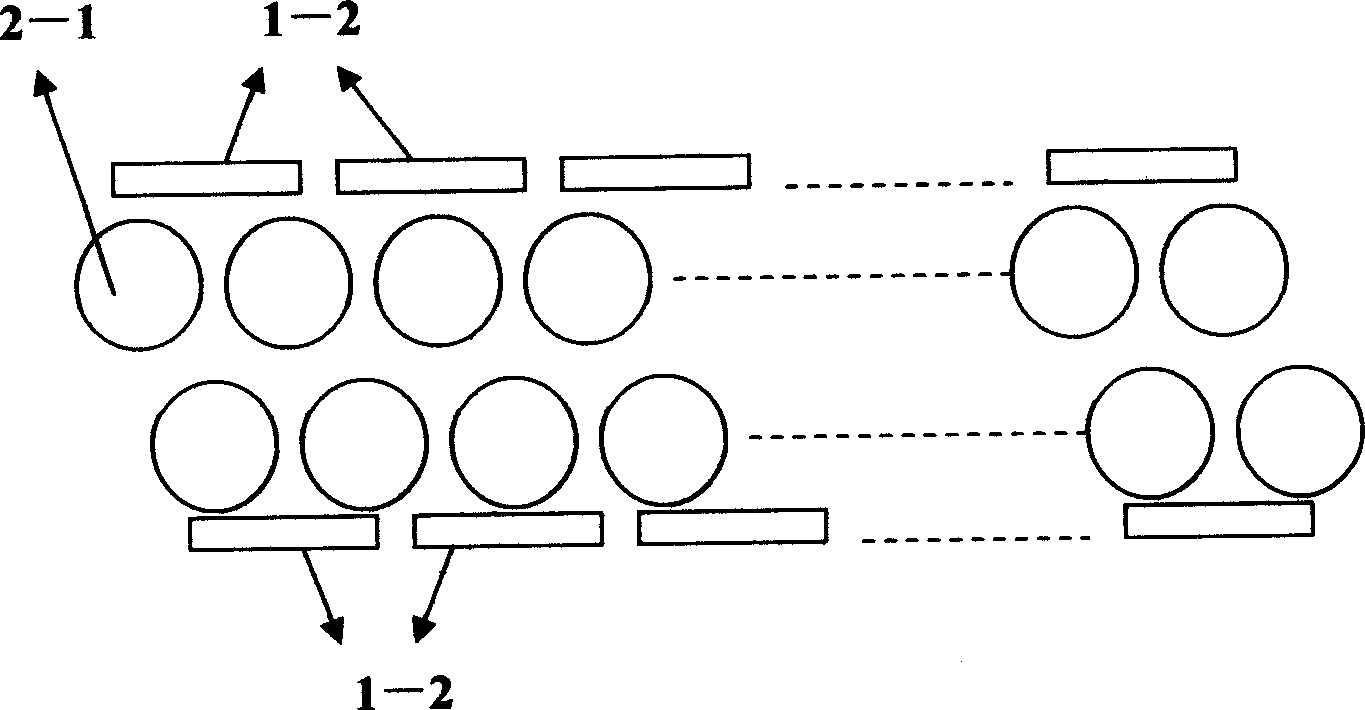 Manufacturing method of color visible light-focusing line and its device