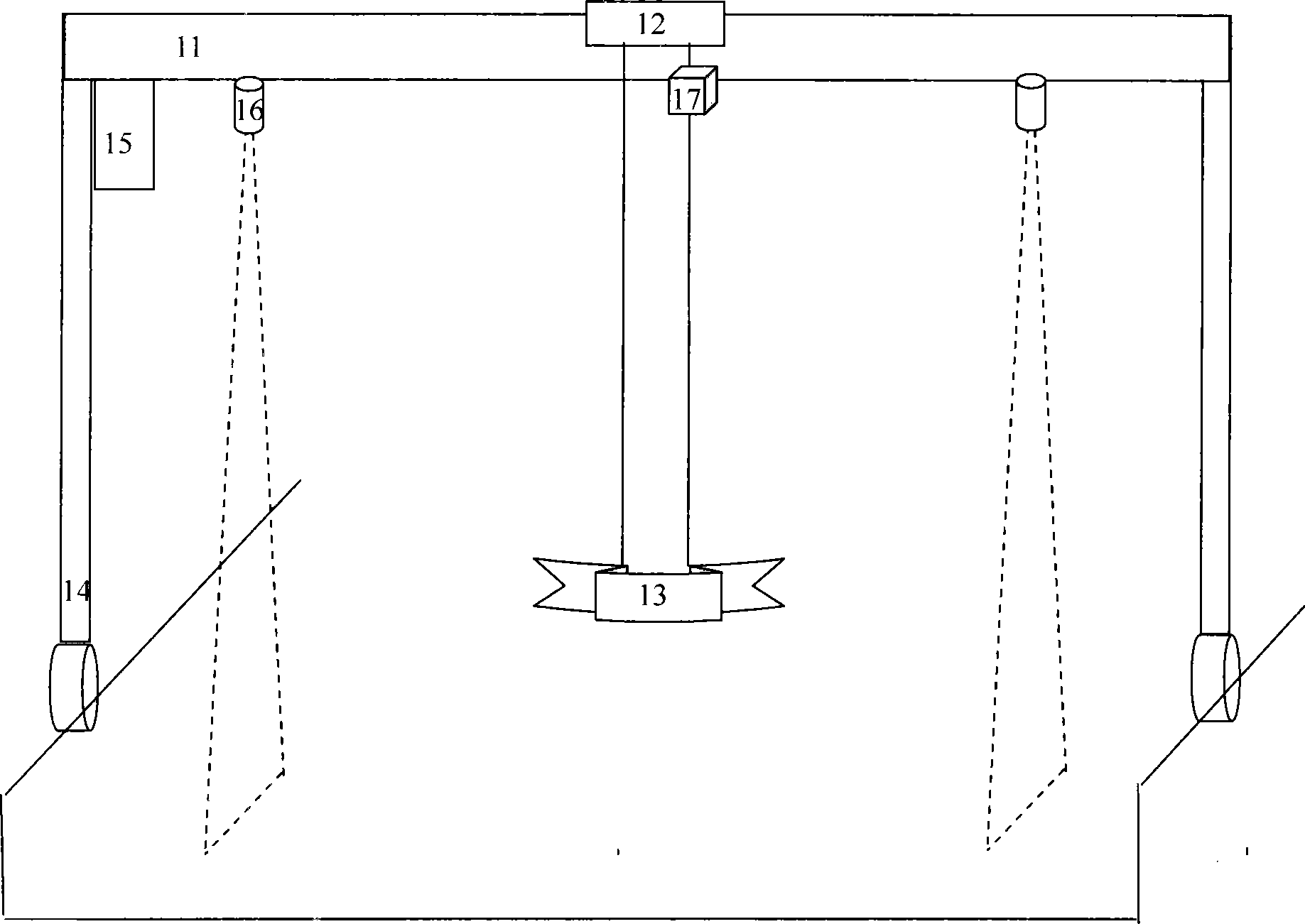 Anti-collision control method for gantry crane lifting trolley