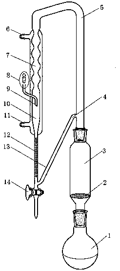 Water volatile oil distilling and extracting device and method