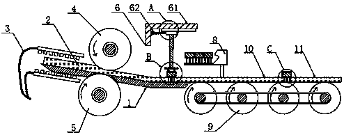 Equipment and method for making softened inorganic nonmetallic material be broken