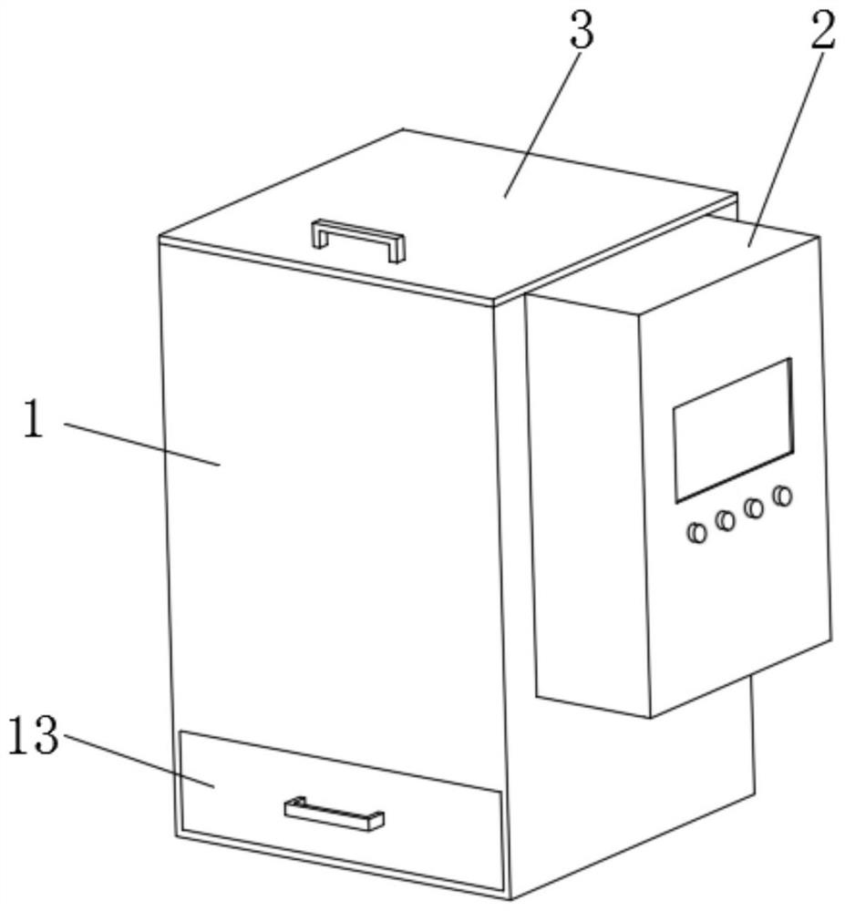 Turnover degaussing device for computer hard disk
