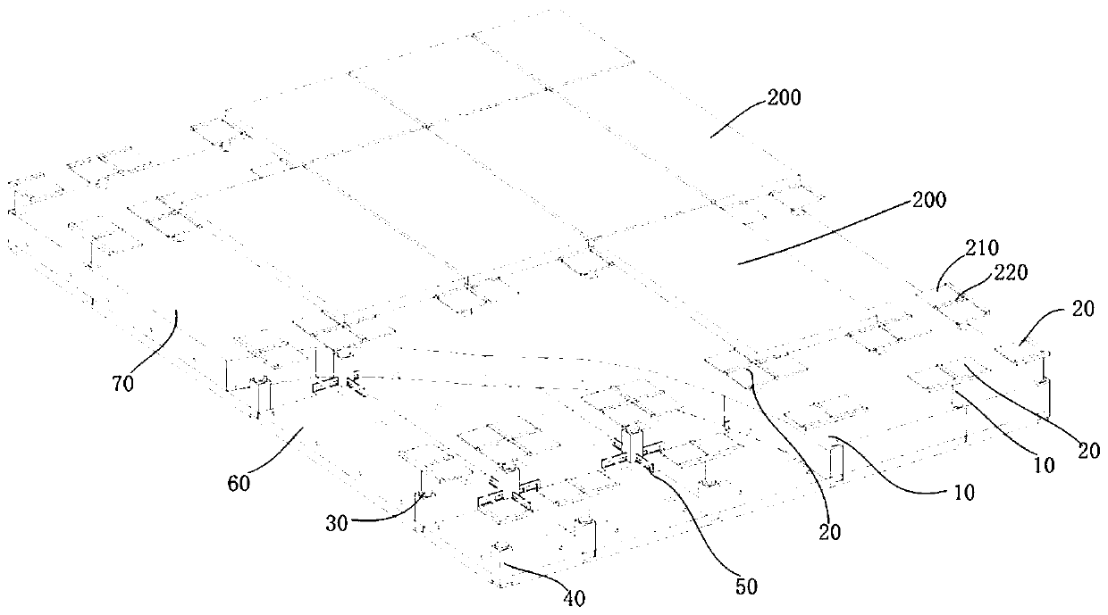 Floor installation device and method