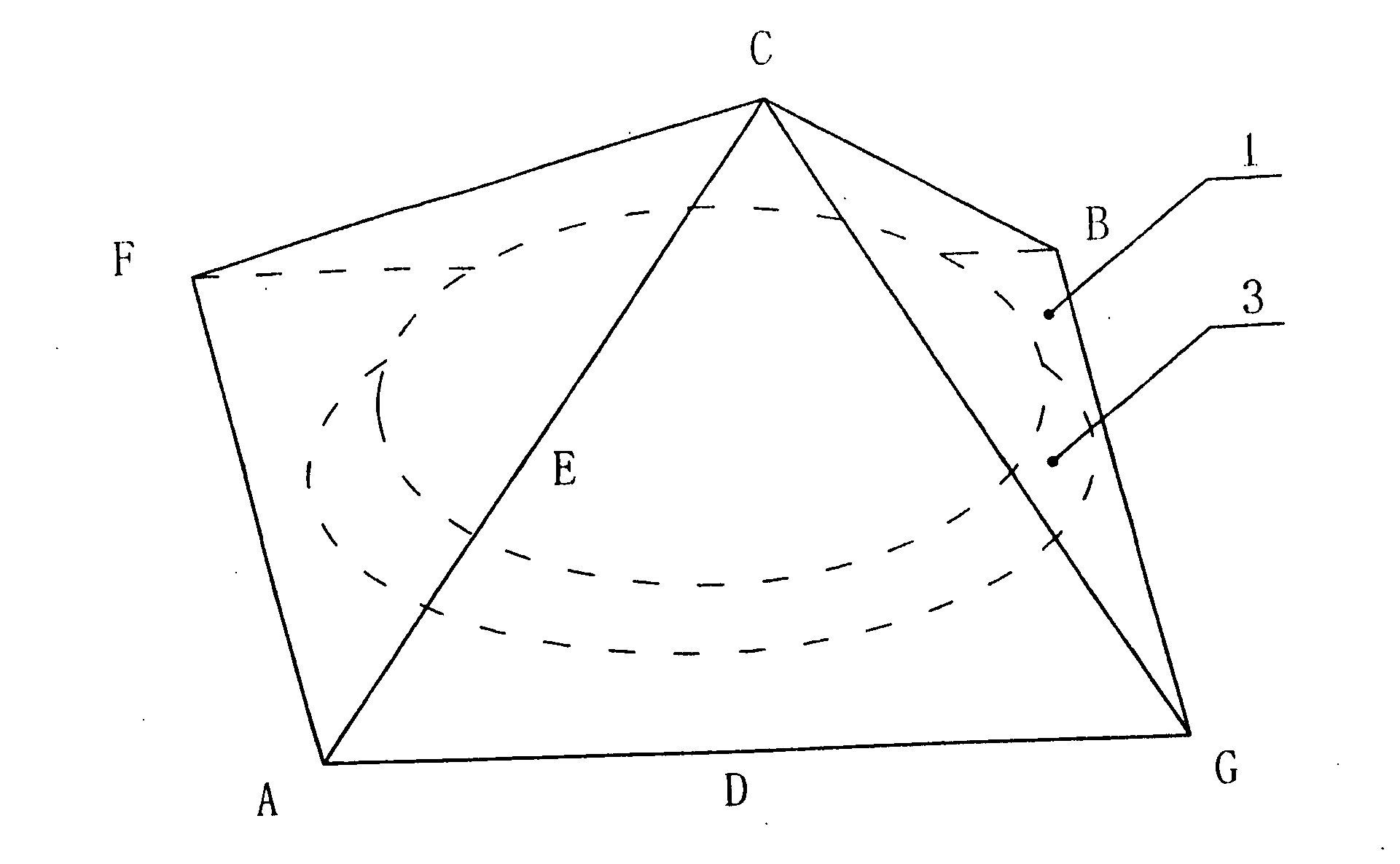 Pyramid cap with intensity magnetic field