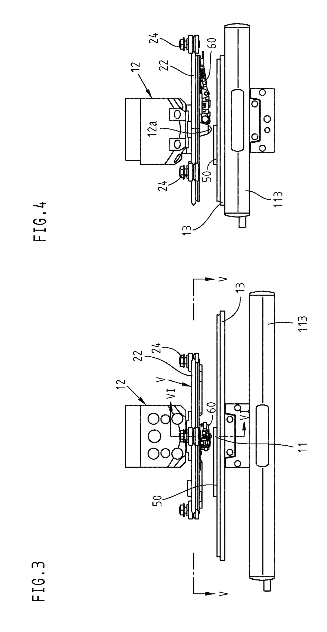 Device and method for producing a three-dimensional object with a fibre feeding device